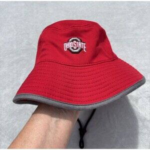 Ohio State Buckeyes Bucket Hat Official Headwear OSU Boonie Dri-Fit material EUC